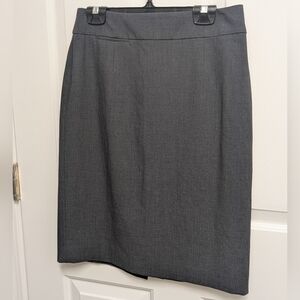 Calvin Klein Dark Gray Pencil Skirt